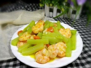 莴笋虾仁怎么做?