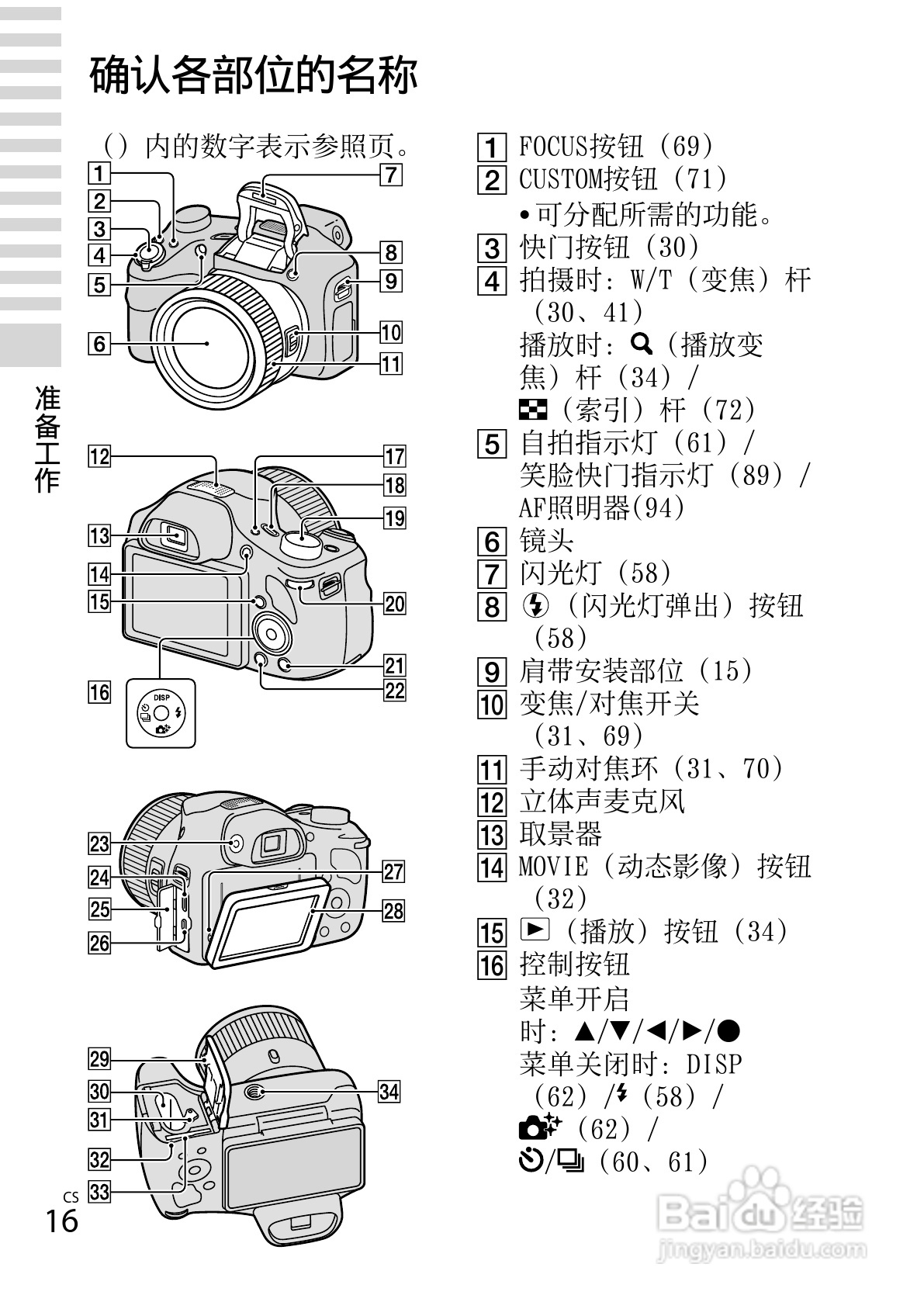 SONY索尼DSC-HX300数码相机说明书:[2]