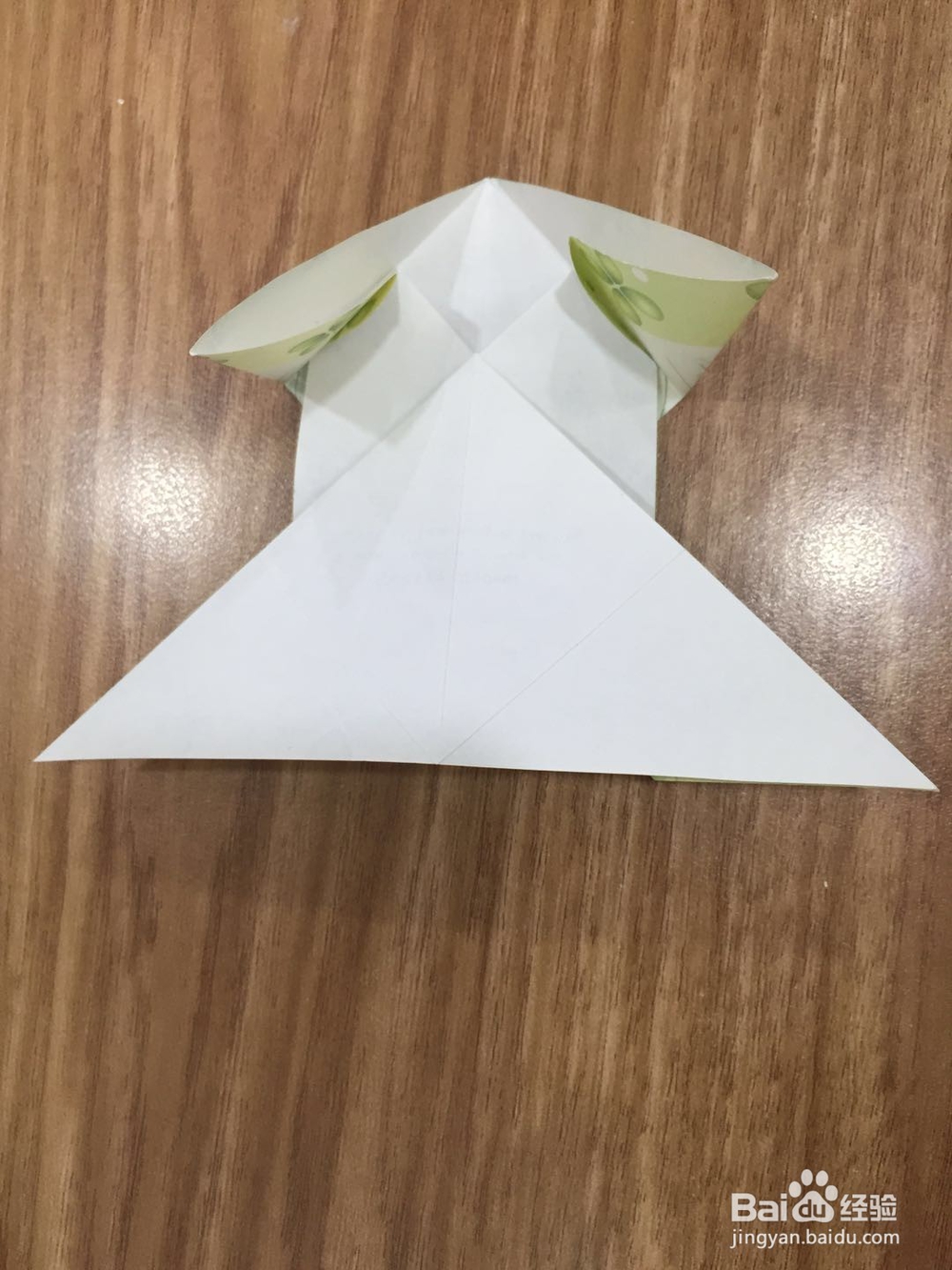 信纸花样的折法-双方形