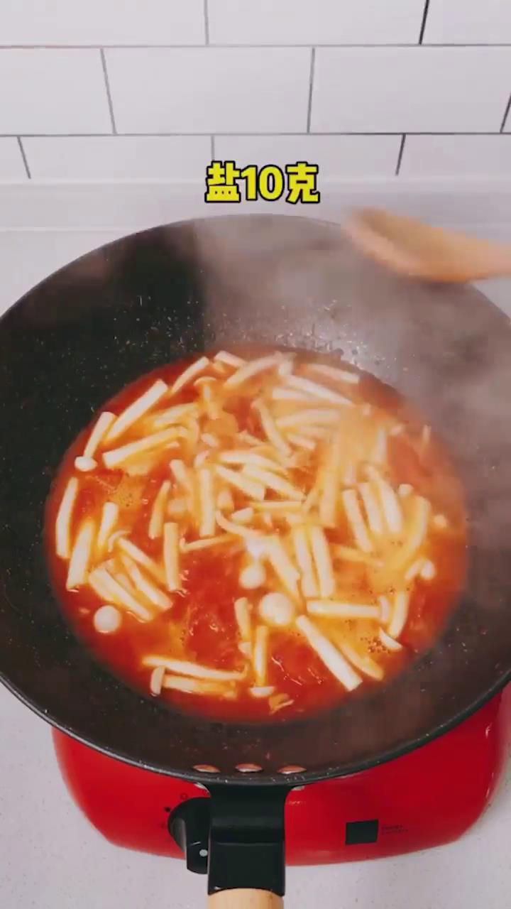番茄海鲜菇怎么做