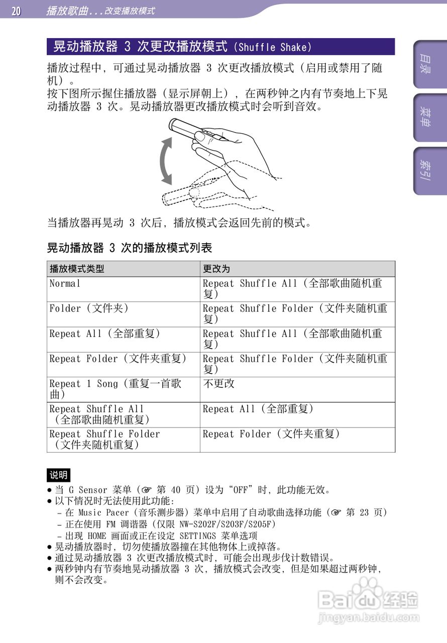 索尼SONY NW-S203F数码影音使用说明书:[2]