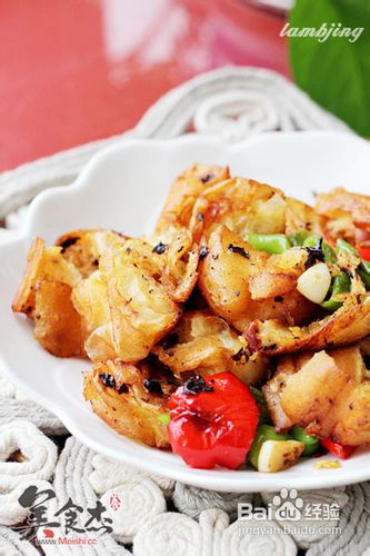 豆豉辣炒油条的做法