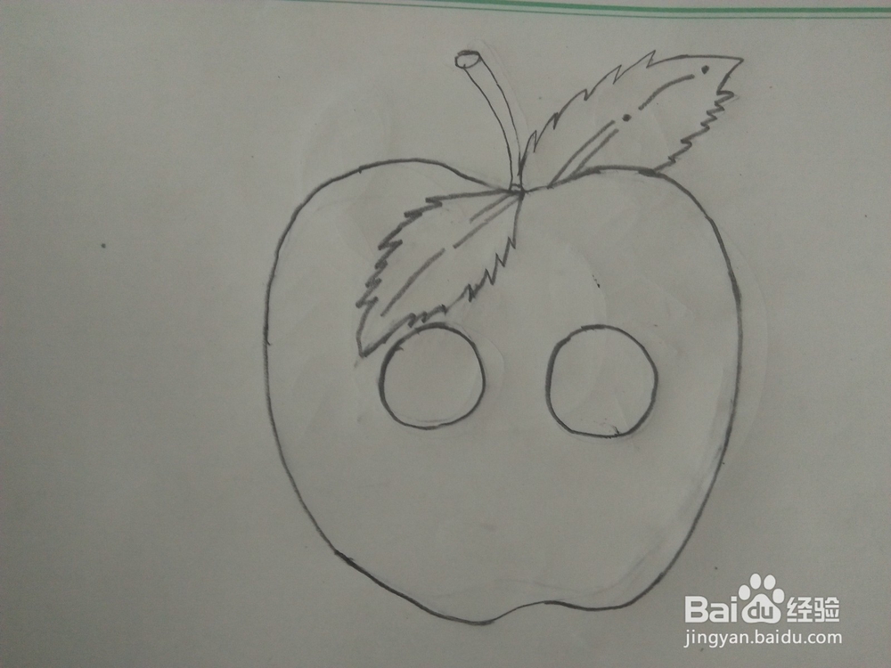简笔画如何画苹果
