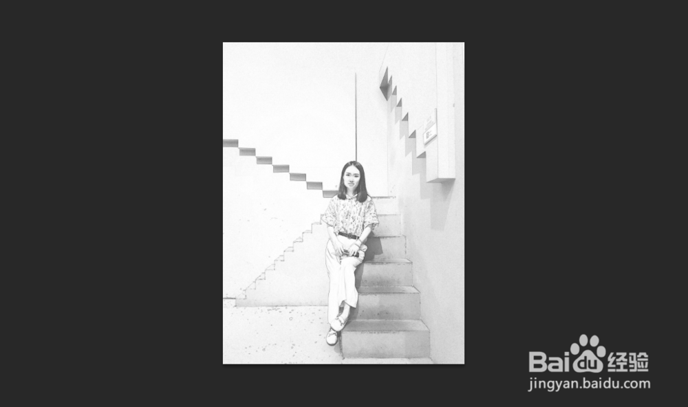 PS怎么将照片转素描