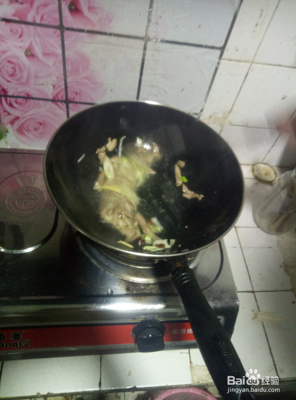 粉条炒肉的做法