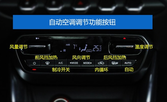 昂科威28t精英版中控按键说明