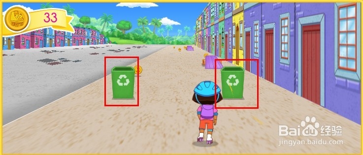 朵拉溜滑冰小游戏