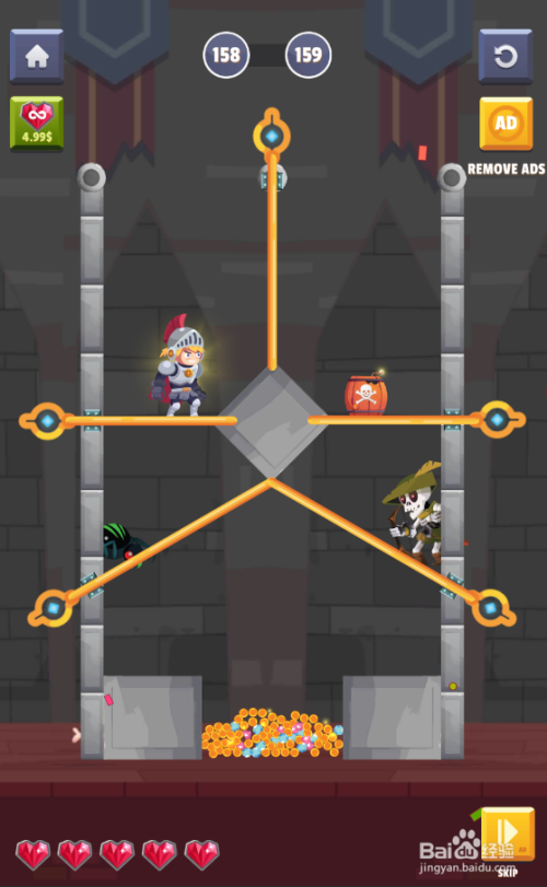 Hero Puzzle Pin的Level 158如何过关