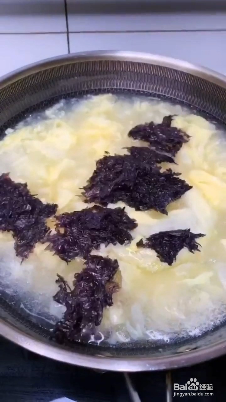 如何做好喝的紫菜鸡蛋汤