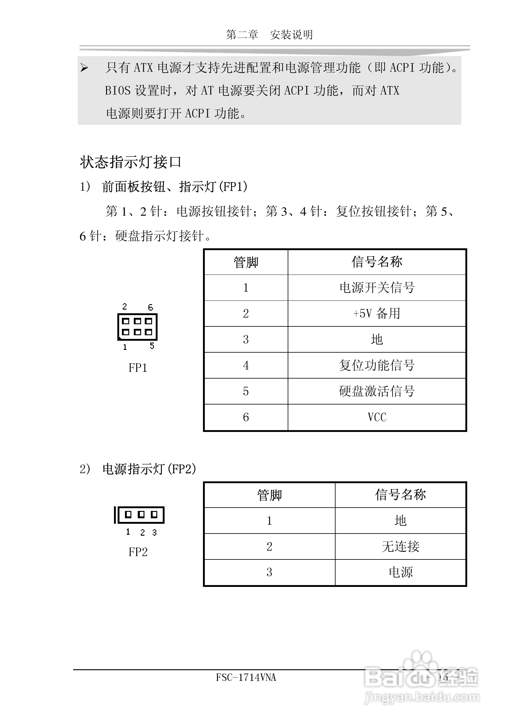 研祥FSC-1714VNA工业级CPU板卡说明书:[3]