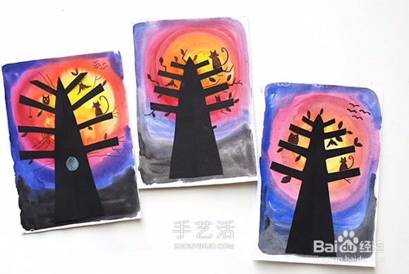 万圣节贺卡怎么做