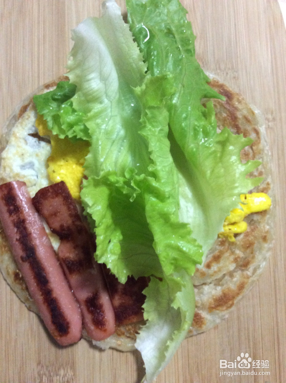 用半成品冷冻面饼自已在家做手抓饼