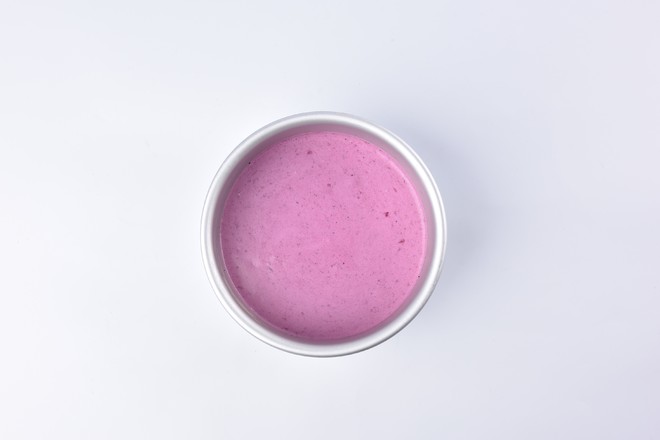 渐变蓝莓冻芝士蛋糕