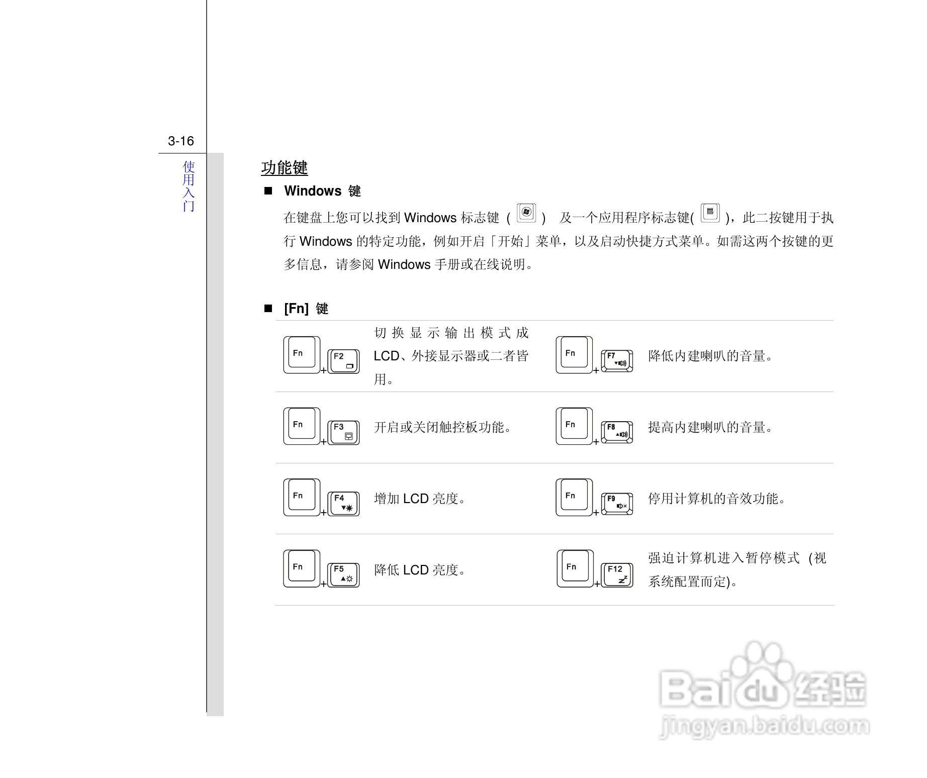 微星MSI PR420笔记本电脑使用说明书:[6]