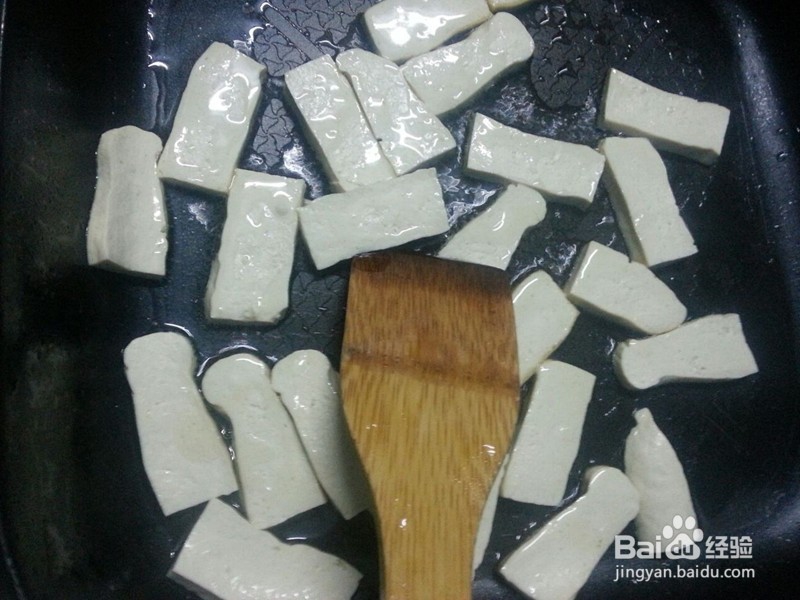 脆皮香葱豆腐的做法