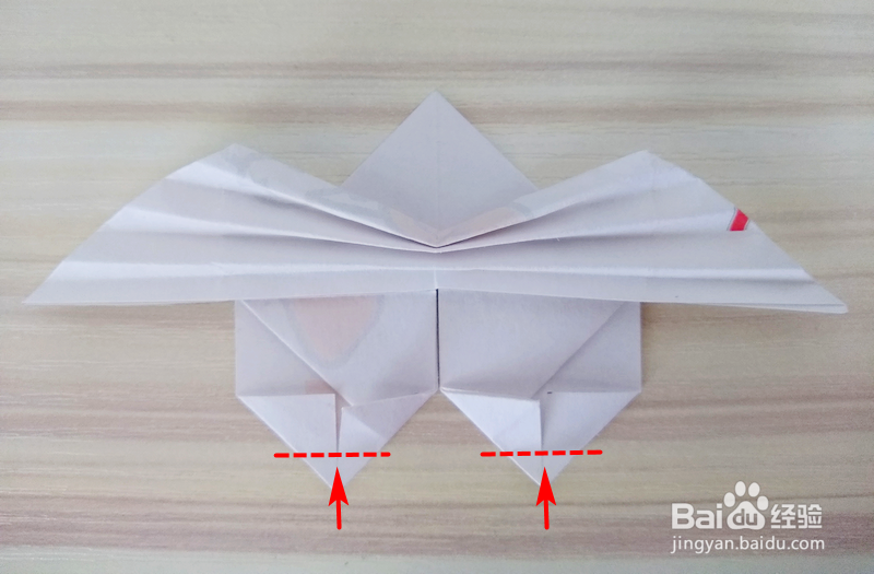 两种天使之心折纸的折法