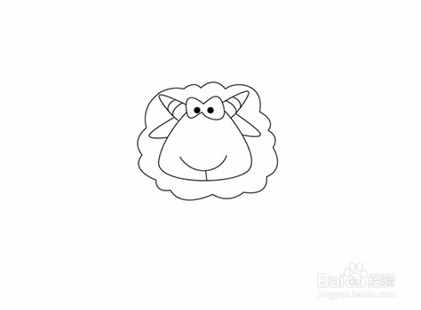 简笔画---如何画绵羊