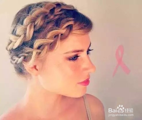 怎么样可以把短发编起来好看呢