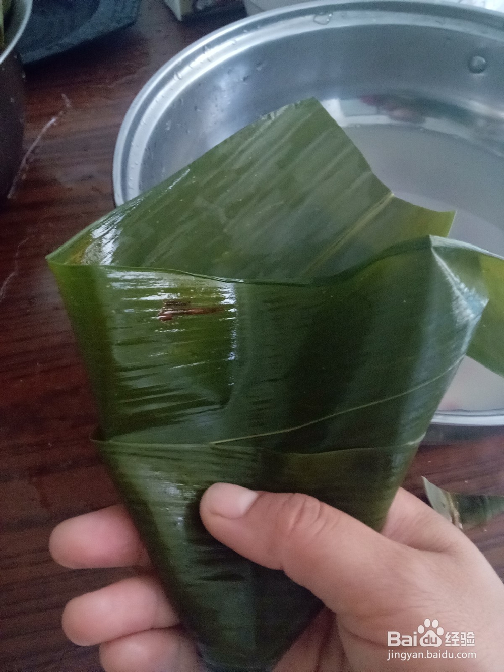 葡萄干红豆粽子