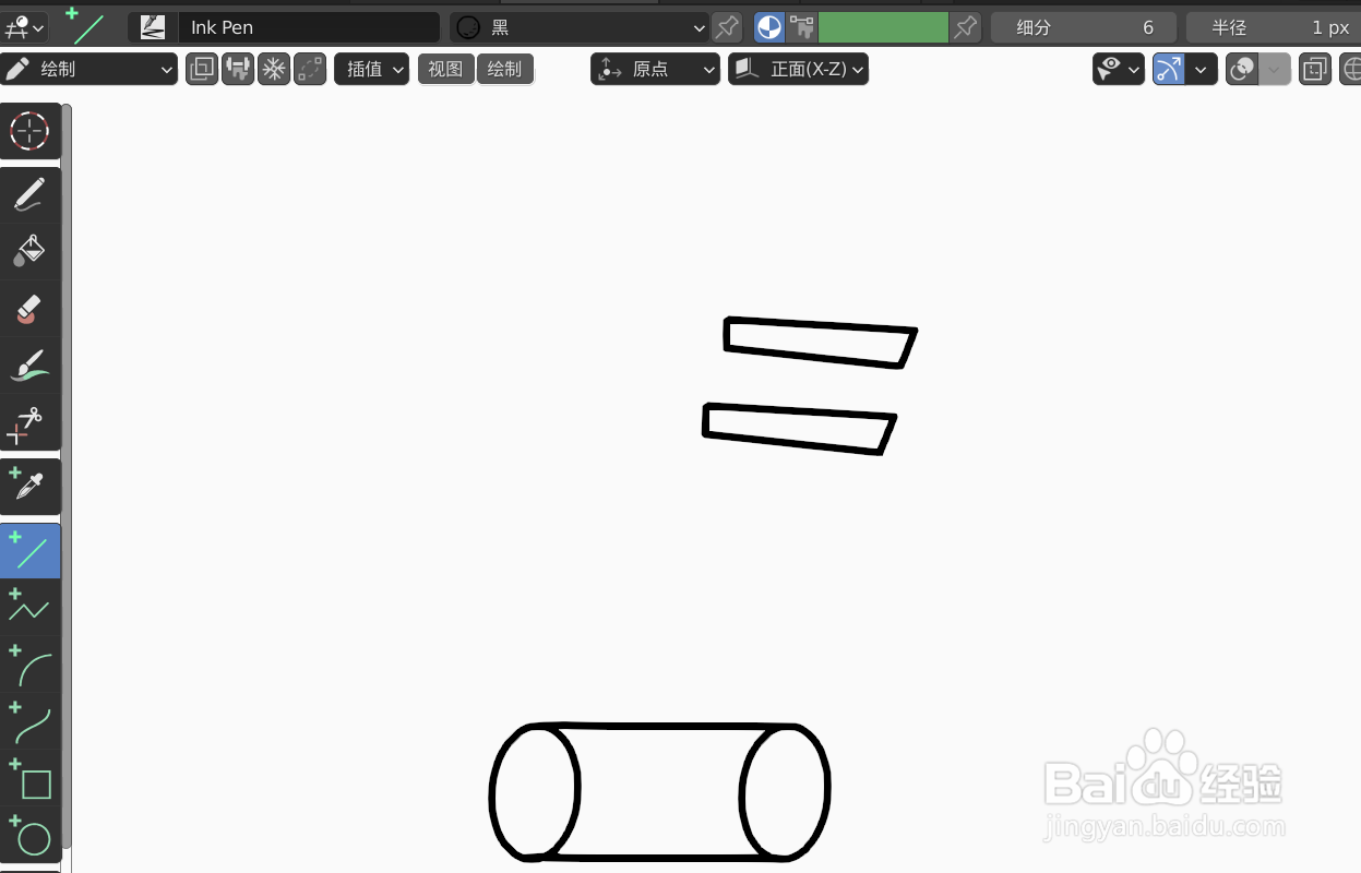 如何使用blender2.9快速设计二胡2D简图模型