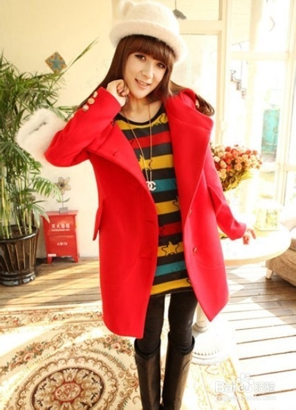 春节外套搭配指南 配裤袜展现好身材