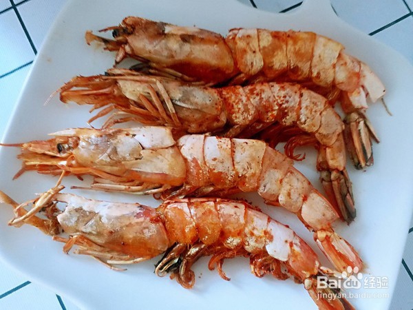 如何做出好吃美味可口的香烤阿根廷大虾
