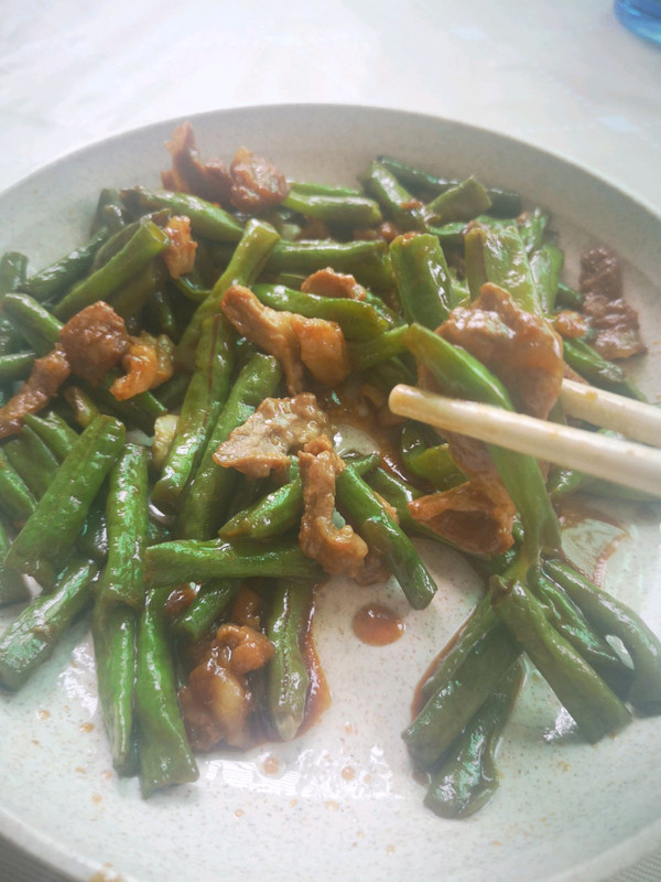 旺火焖烧豇豆角