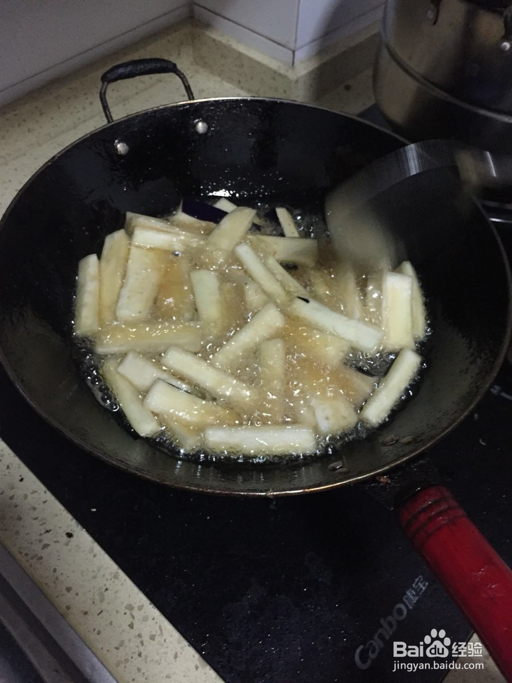 一道小菜--碎肉茄子