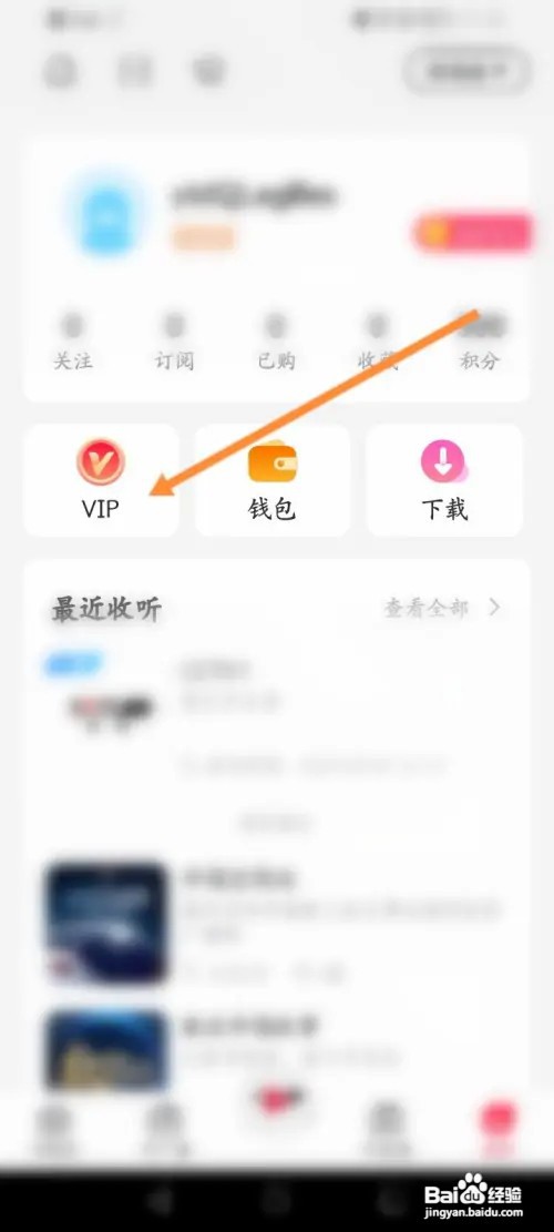 云听软件怎样开通VIP会员
