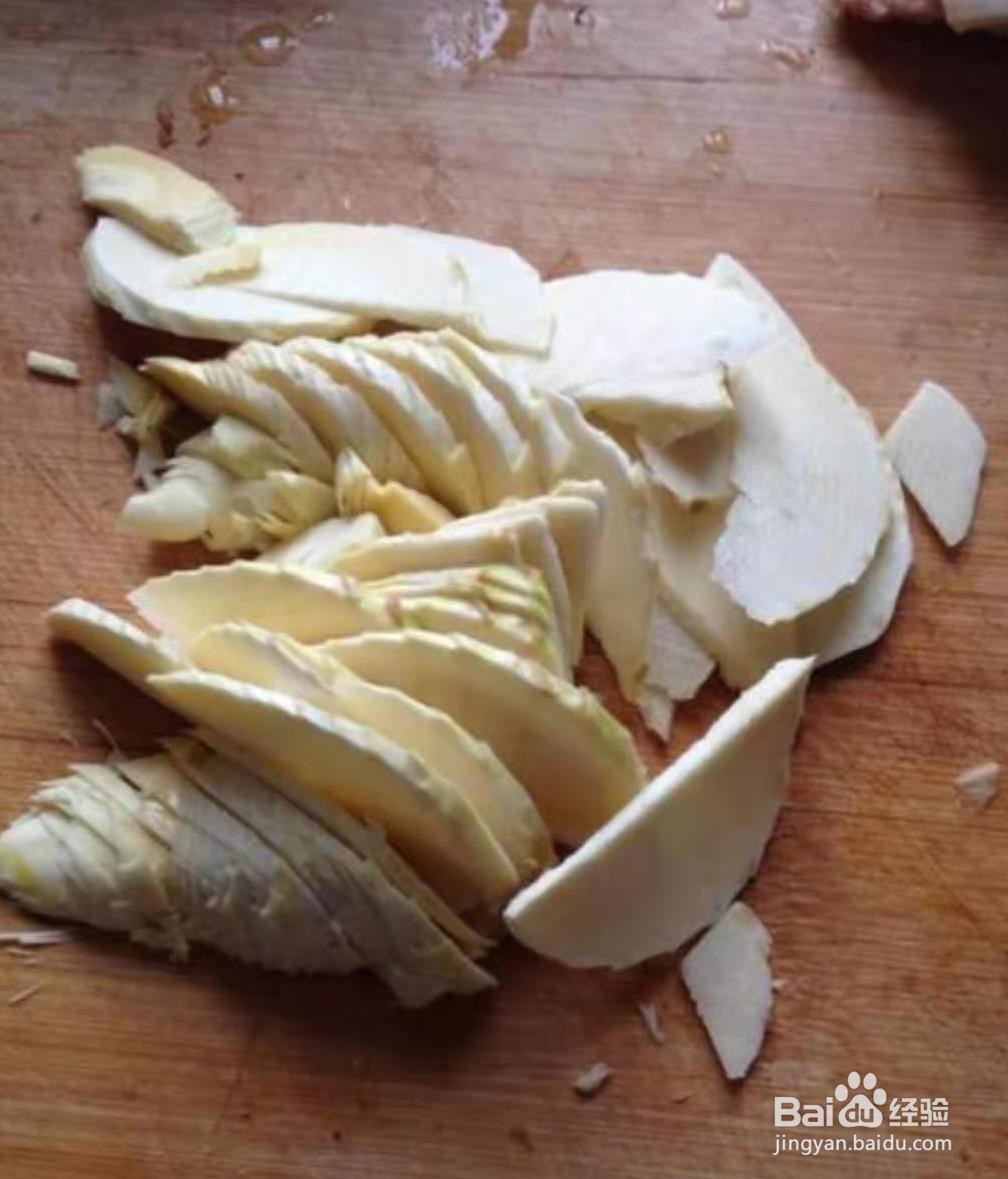 竹笋炒腊肉的家常做法