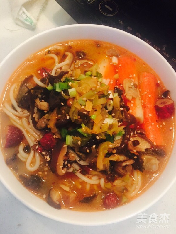 酸辣米粉的做法