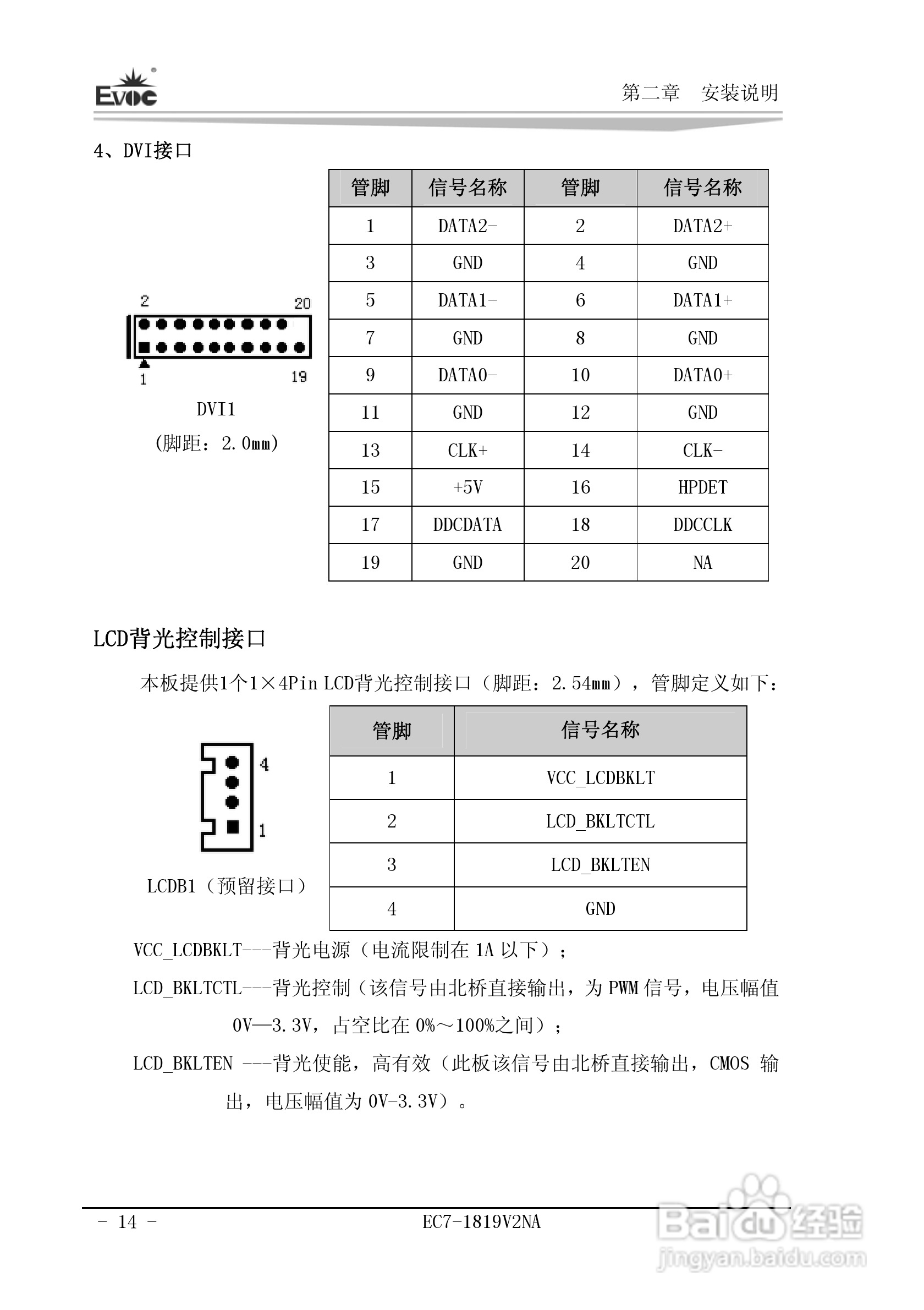 研祥Mini-ITX主板EC7-1819V2NA说明书:[2]