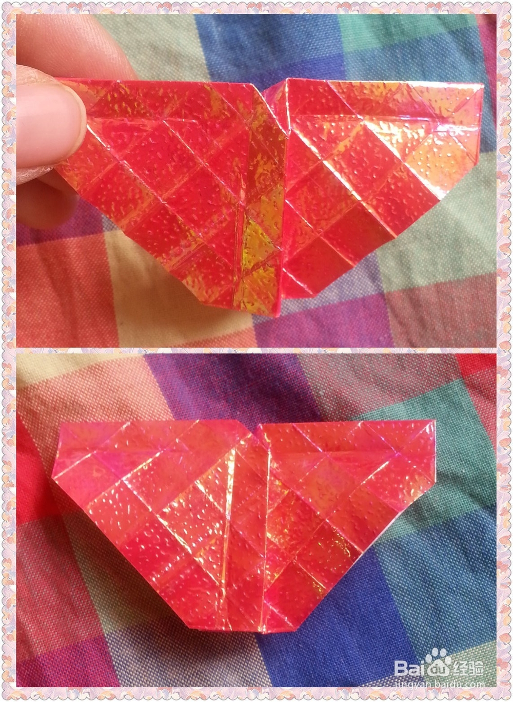 纸玫瑰的折法,节日礼物的不二法宝