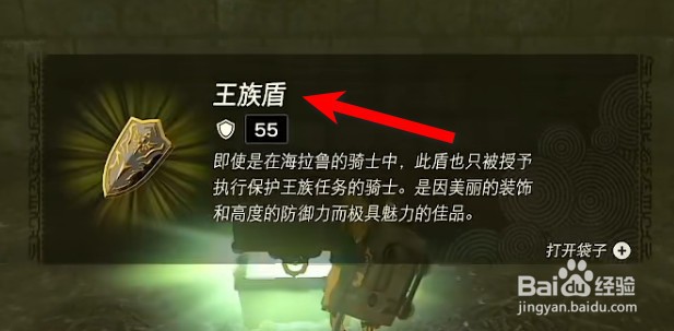 塞尔达传说王国之泪王族盾如何获得