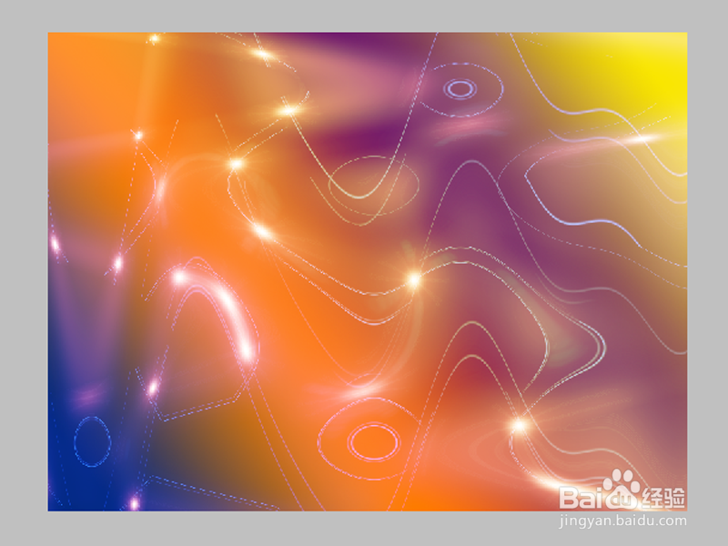 如何利用ps制作五彩效果