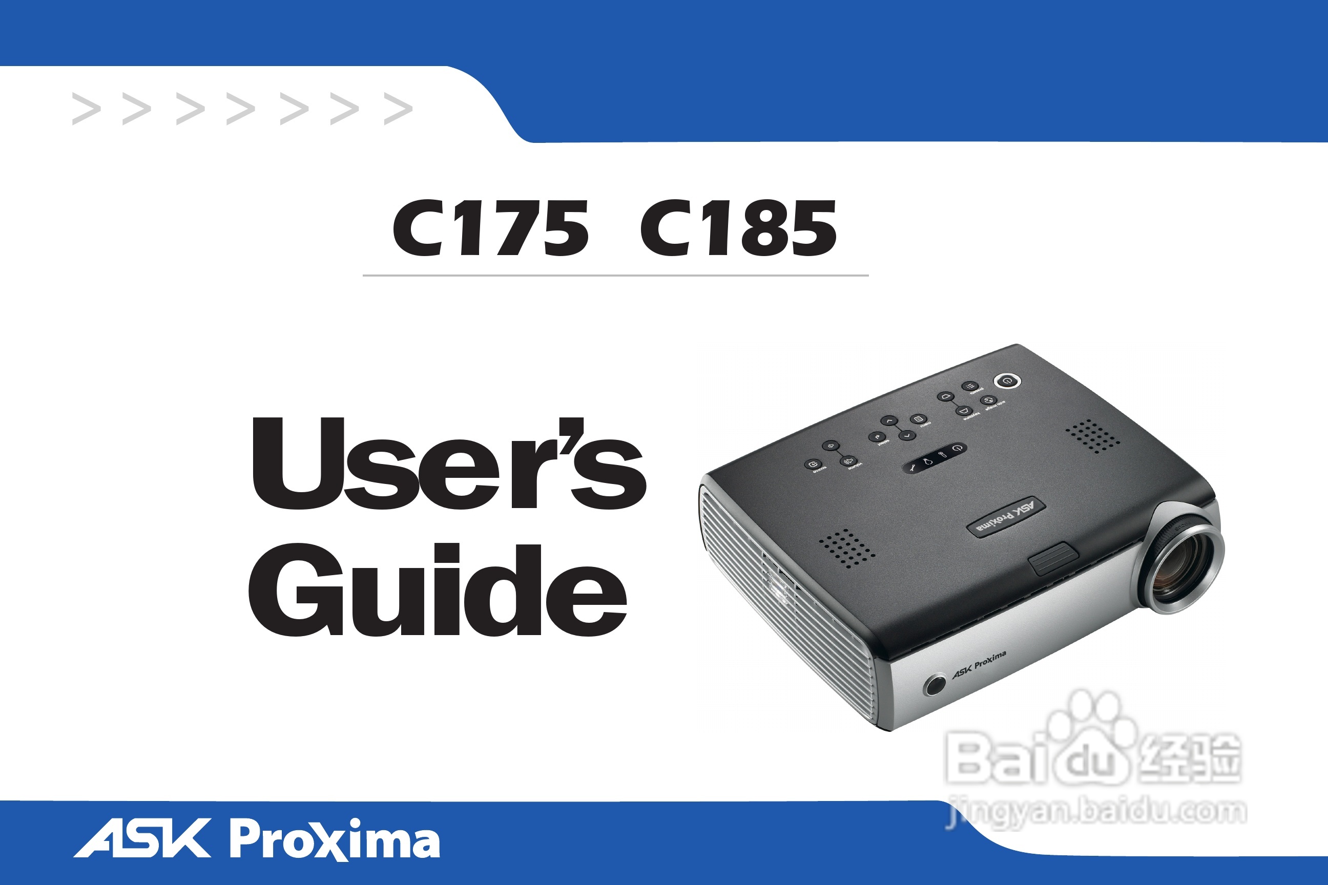 ASK Proxima C185投影机说明书:[1]