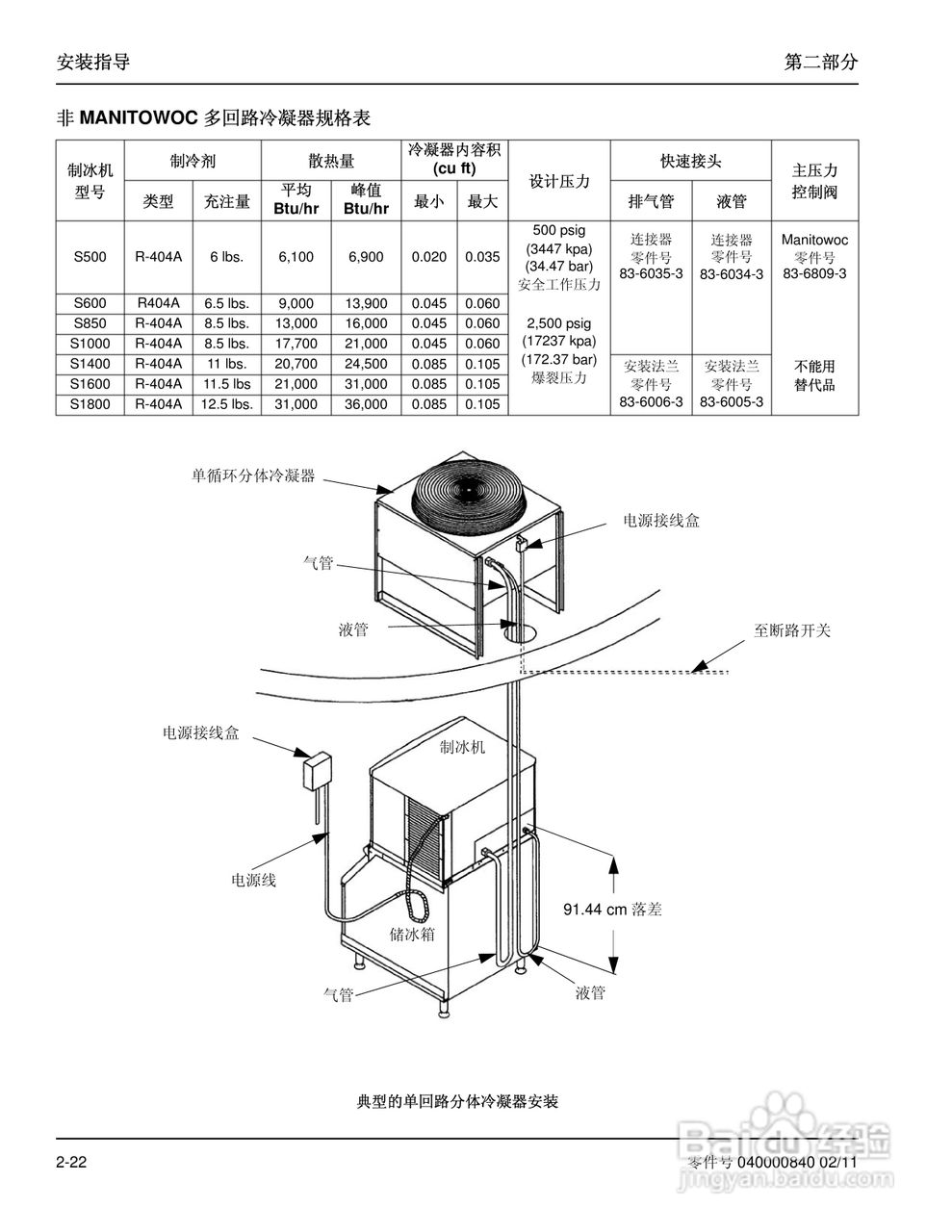 Manitowoc万利多SD1802A制冰机说明书:[4]
