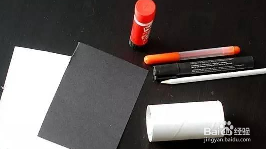 企鹅卷纸筒的制作方法