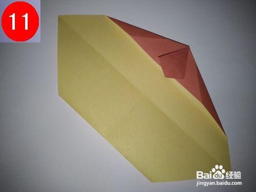 爱心领带的折纸艺术