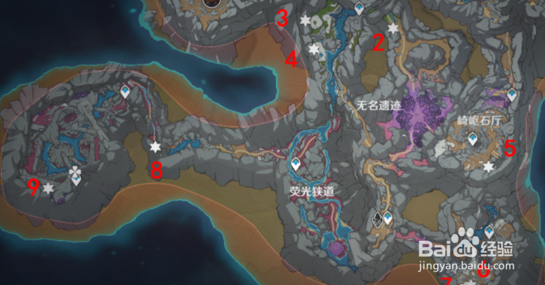 原神紫色密文全位置攻略