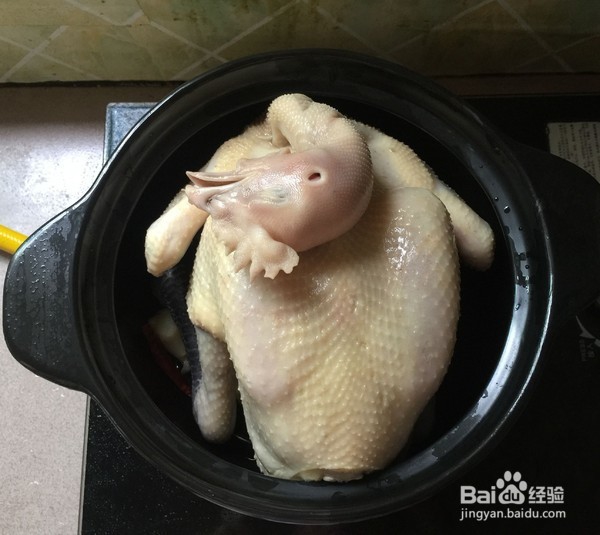 如何制作黄酒全鸡煲