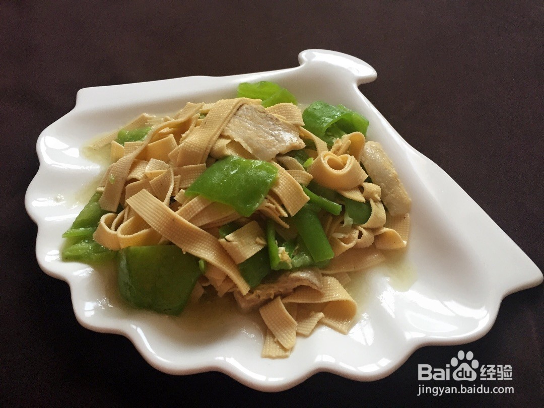 尖椒干豆腐的做法