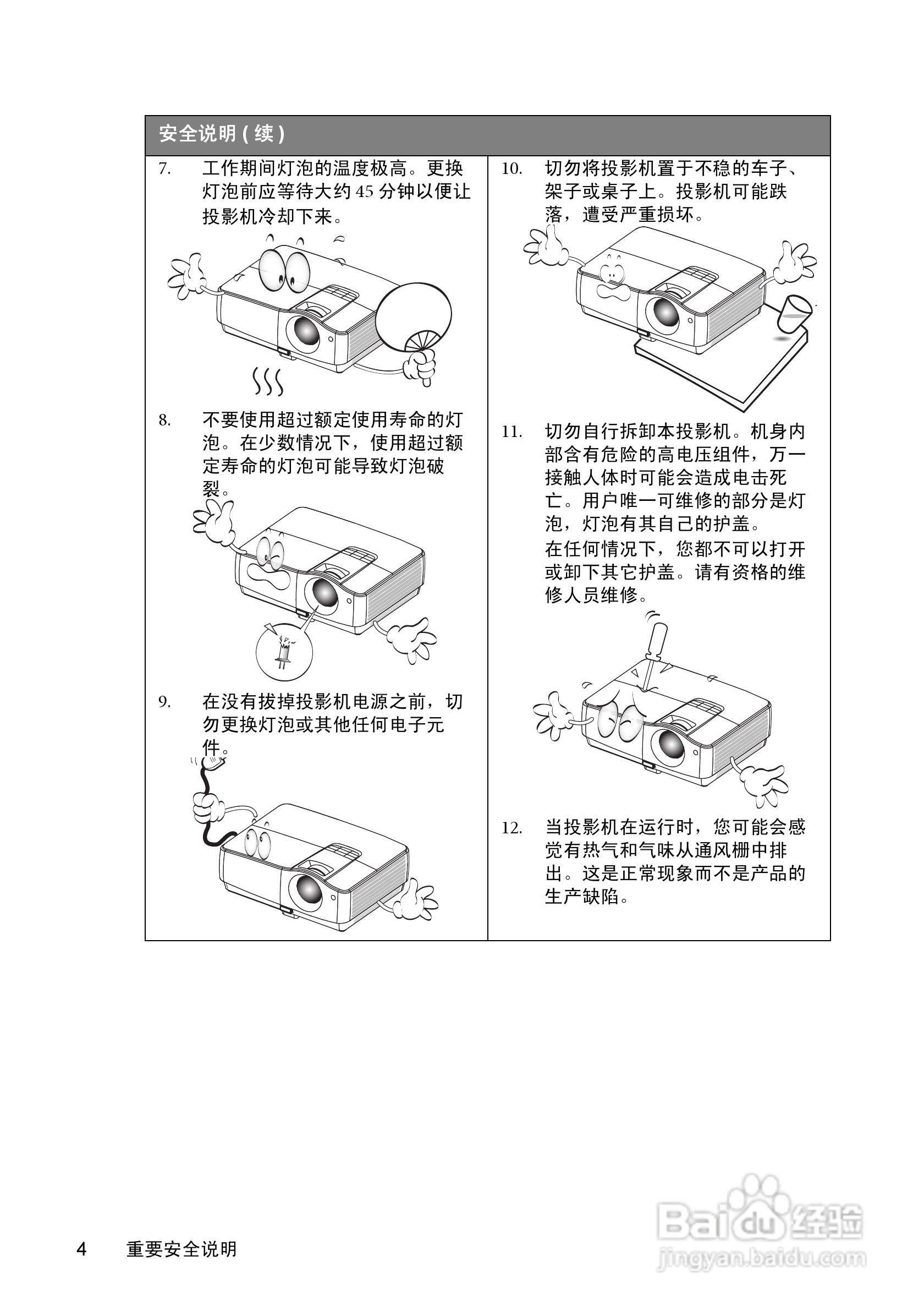 明基W1100投影机使用说明书:[1]