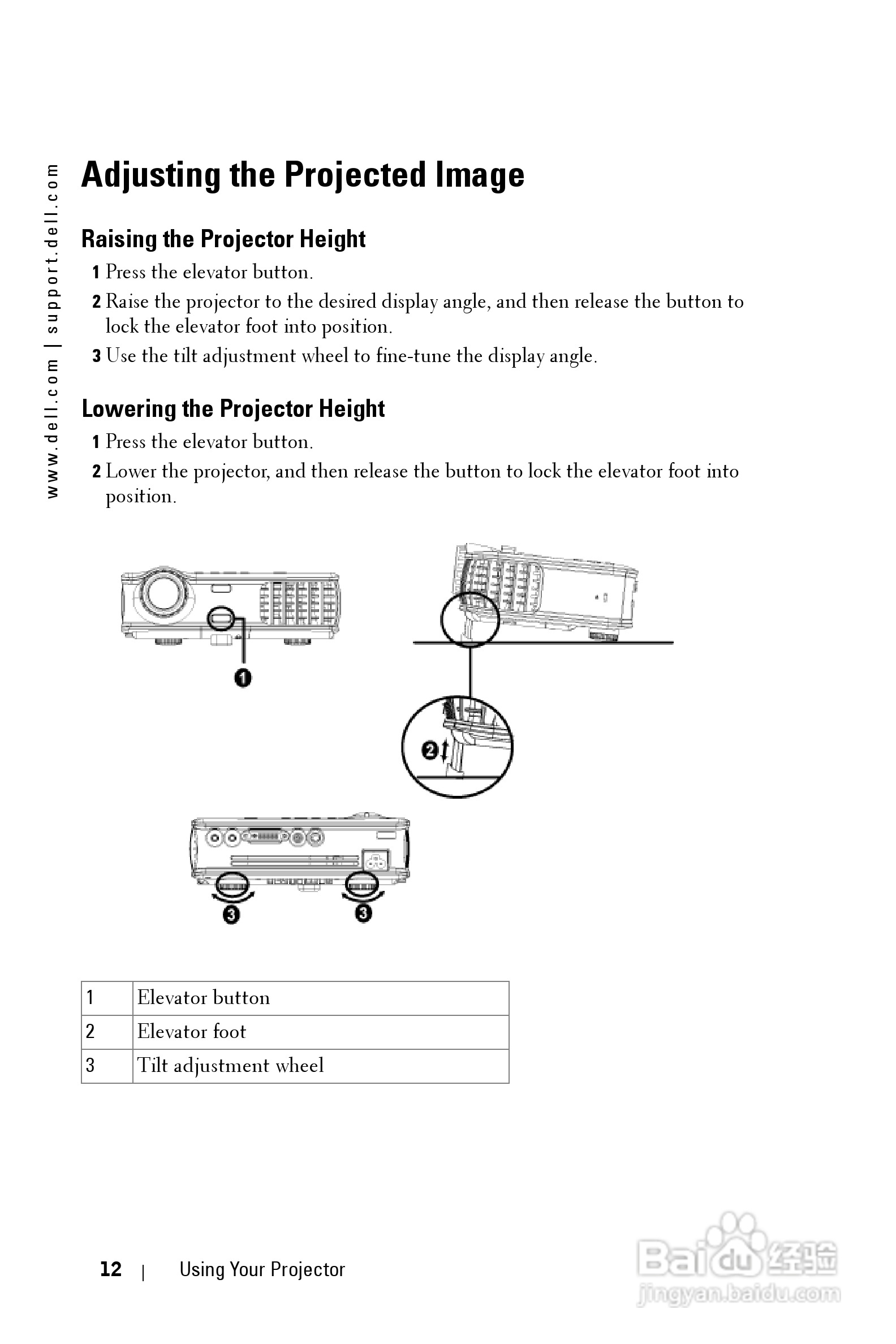 DELL Dell 3400MP Projecto投影机说明书:[2]