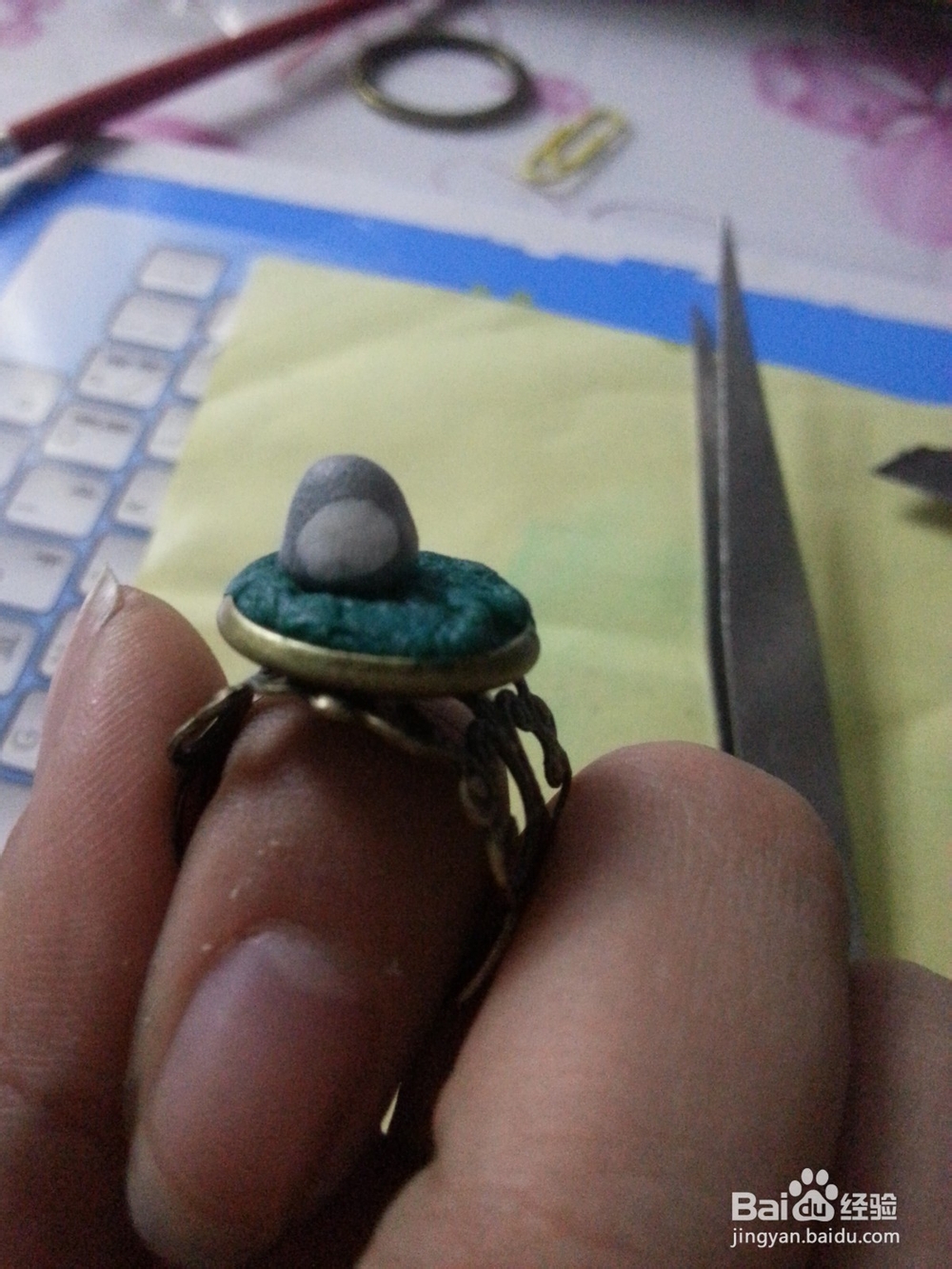 软陶的故事：[1]软陶龙猫戒指的制作