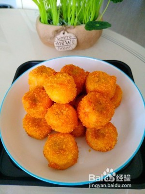 香蕉丸子又香又脆