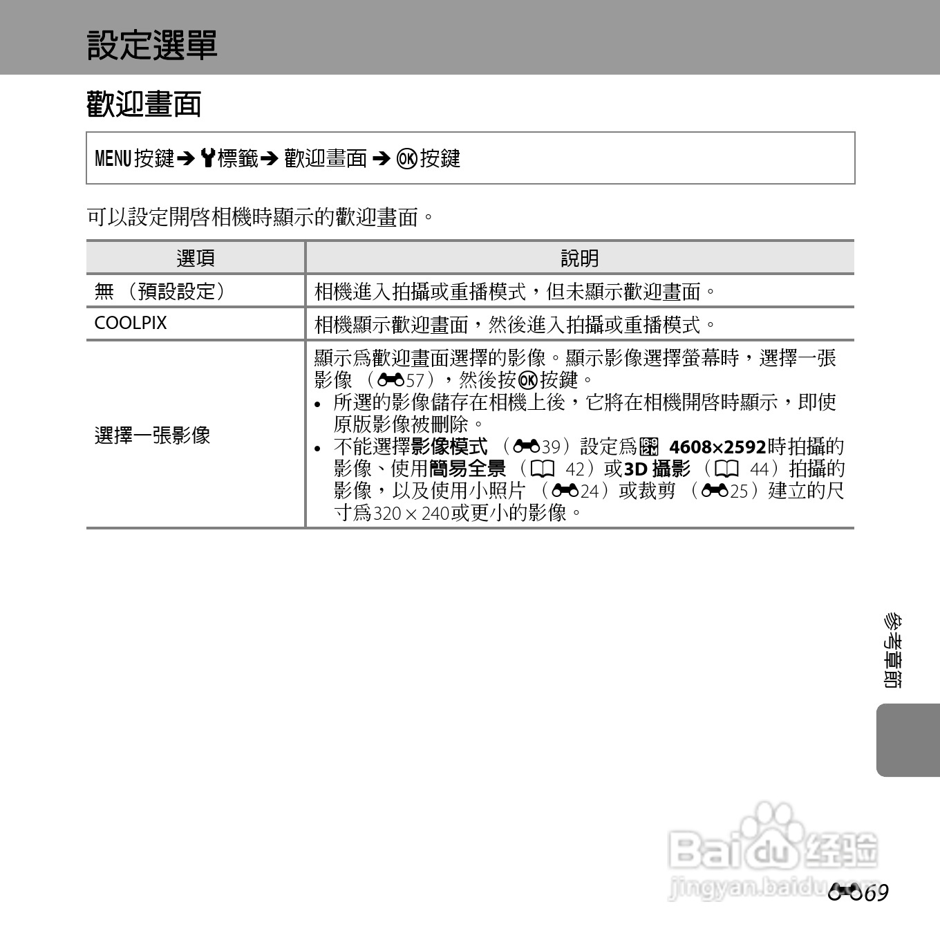 尼康COOLPIX L610数码相机使用说明书:[19]