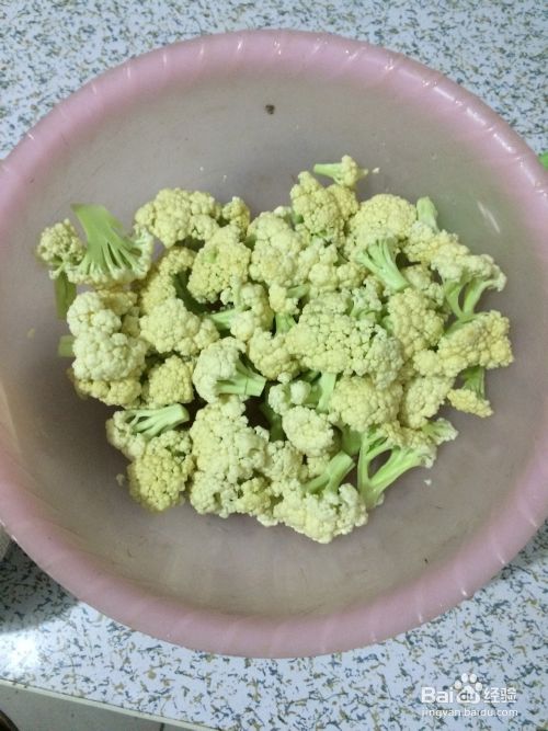 肉团子炒白菜花 百度经验