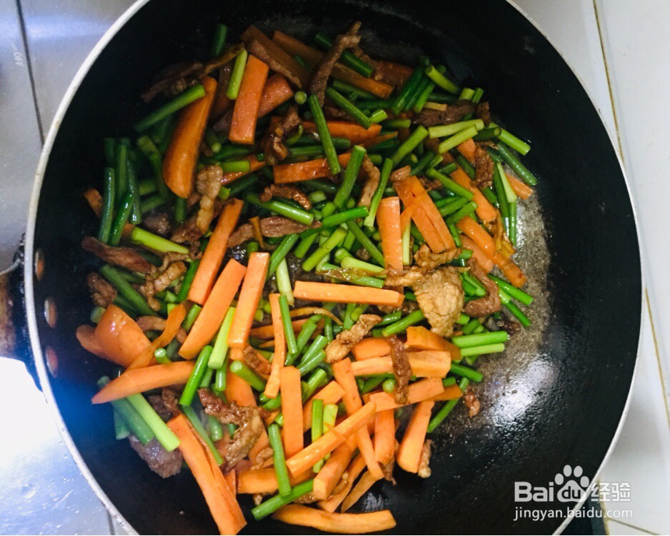 教你怎么做蒜薹炒肉