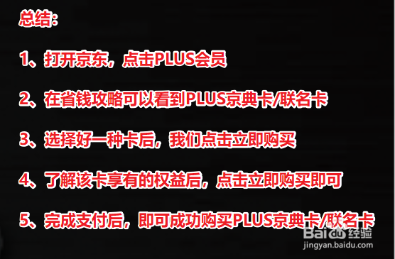 京东PLUS京典卡/联名卡怎么购买